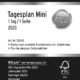 Art.-Nr. 342309<br>AVERY ZWECKFORM Tagesplan Chronoplan 50603 Mini 382 Blatt für 2023