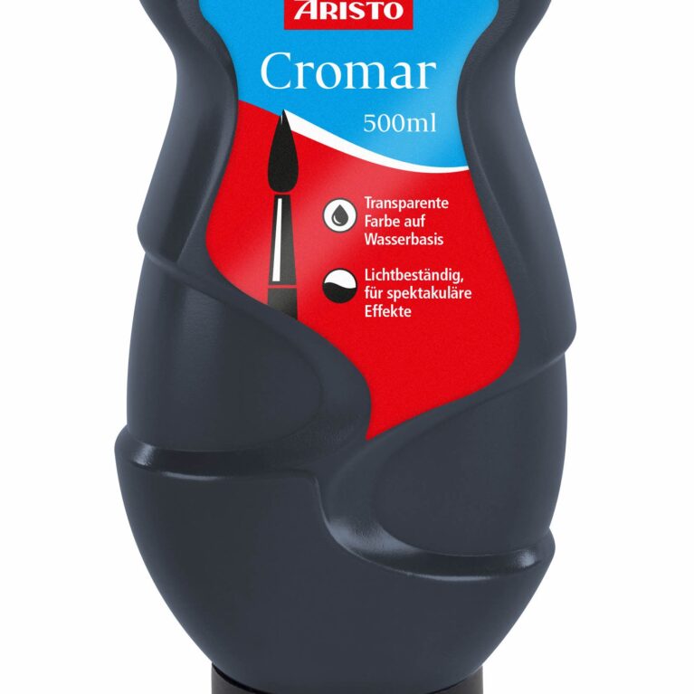 Art.-Nr. 344026<br>ARISTO Flüssigfarbe Cromar AR30870 500 ml schwarz