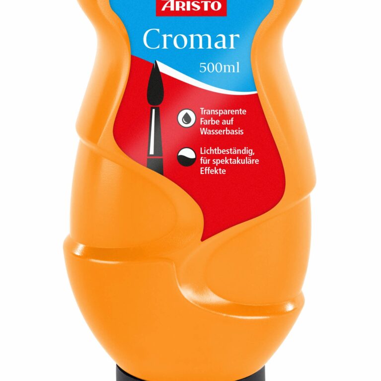 Art.-Nr. 344030<br>ARISTO Flüssigfarbe Cromar AR30910 500 ml orange