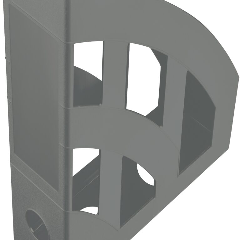 Art.-Nr. 344394<br>HELIT Stehsammler "the green bridge" DIN A4-C4 lichtgrau