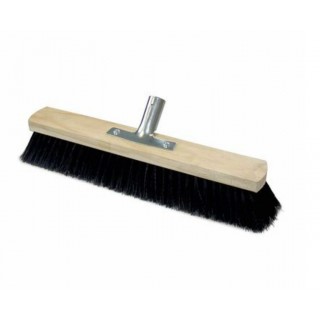 Art.-Nr. 345067<br>NÖLLE Saalbesen mit Gewinde Stiel 28 cm Sattelholz