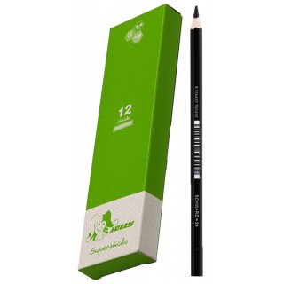 Art.-Nr. 345658<br>JOLLY Buntstifte 3000 Supersticks Classic 12 Stück silber