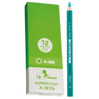 Art.-Nr. 345777<br>JOLLY Buntstifte 3099 X-BIG 12 Stück ultramarinblau