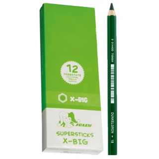 Art.-Nr. 345779<br>JOLLY Buntstifte 3099 X-BIG 12 Stück dunkelgrau