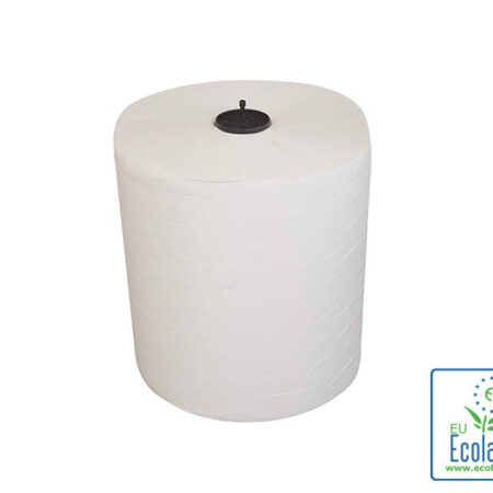 Art.Nr. D-141<br>Kt. a 6 R. Handtuchpapier weiß für Tork 21cm