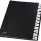 Art.-Nr. 101780<br>DONAU Pultordner 8694001 A4 A-Z schwarz