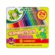 Art.-Nr. 102090<br>JOLLY Buntstifte Supersticks Classic im Metalletui 24 Stück farbig sortiert