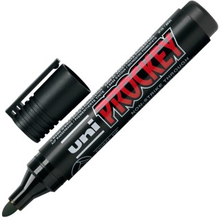 Art.-Nr.103151<br>UNI-BALL Universalmarker 122 Uni-Prockey Rundspitze 1,5-3 mm schwarz