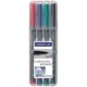 Art.-Nr. 110476<br>STAEDTLER OHP-Stift Lumocolor 313WP4 permanent 4 Stück 0,4 mm