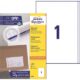 Art.-Nr. 111990<br>AVERY ZWECKFORM Universaletiketten ultragrip 3418 100 Stück 200 x 297 mm weiß
