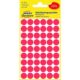Art.-Nr. 111996<br>AVERY ZWECKFORM Markierungspunkte 3141 270 Stück permanent Ø 12 mm rot