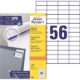 Art.-Nr. 112416<br>AVERY ZWECKFORM Universaletiketten ultragrip 3668 5.600 Stück 52,5 x 21,2 mm weiß