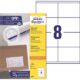 Art.-Nr. 112418<br>AVERY ZWECKFORM Universaletiketten ultragrip 3426 800 Stück 105 x 70 mm weiß