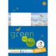 Art.-Nr. 159241<br>URSUS GREEN Heft FX 7 A5 20 Blatt liniert mit Korrekturrand blau