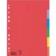 Art.-Nr. 200480<br>BENE Farbregister48319 A4 12-teilig aus Recyclingkarton mehrere Farben