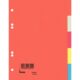 Art.-Nr. 200482<br>BENE Farbregister 97470 A5 5-teilig aus Recyclingkarton mehrere Farben
