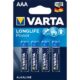 Art.-Nr. 202046<br>VARTA Batterie 4903 HE Micro AAA 4 Stück