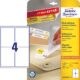Art.-Nr. 202917<br>AVERY ZWECKFORM Universaletiketten L4733REV-25 120 Stück 99,1 x 139 mm weiß