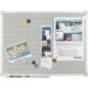 Art.-Nr. 203104<br>FRANKEN Textiltafel X-tra!Line Pin’n’Mag 90 x 60 cm silber