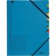 Art.-Nr. 203252<br>LEITZ Ordnungsmappe 3907 A4 7 Fächer mit Gummizug blau