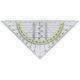 Art.-Nr.204778<br>ALCO Geodreieck 1578 16 cm transparent