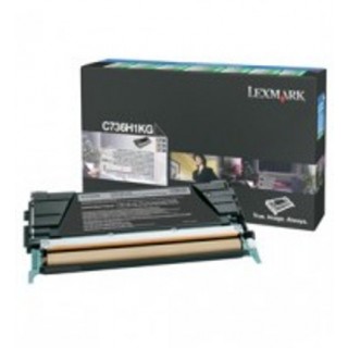 Art.-Nr. 326308<br>LEXMARK Cartridge Return C736H1KG black 12K