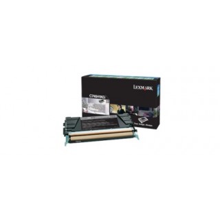 Art.-Nr. 326318<br>LEXMARK Toner Return C746H1KG black HY 12K