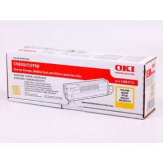Art.-Nr.326848<br>OKI Toner C5850/5950 yellow