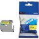 Art.-Nr. 328962<br>BROTHER Schriftband P-Touch 12 mm x 8 m schwarz auf gelb