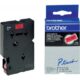 Art.-Nr.328968<br>BROTHER P-Touch Schriftband 12 mm x 7,7 m schwarz auf rot