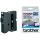 Art.-Nr.329032<br>BROTHER P-Touch Schriftbandkassette TX241 18 mm schwarz auf weiß