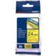 Art.-Nr.329042<br>BROTHER P-Touch Schriftband TZE651 24 mm x 8 m schwarz auf gelb