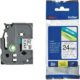Art.-Nr.329056<br>BROTHER P-Touch Schriftband TZE-151 24 mm x 8 m schwarz auf transparent
