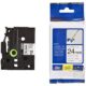 Art.-Nr.329065<br>BROTHER P-Touch Schriftband TZE-FX251 24 mm x 8 m schwarz auf weiß