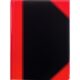 Art.-Nr. 329152<br>TTO Chinabuch A4 96 Blatt 60 g/m² kariert schwarz/rot