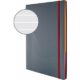 Art.-Nr.329529<br>AVERY ZWECKFORM notizio Notizbuch 7016 mit Kunststoffcover DIN A4 90 Blatt 90g/m² liniert grau