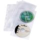 Art.-Nr. 330466<br>DURABLE CD/DVD Hüllen 5282 5 Stück 16 x 32,5 cm gelocht transparent