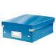 Art.-Nr. 331258<br>LEITZ Organisationsbox Click & Store 6057 Klein 22 x 10 x 28,5 cm blau-metallic