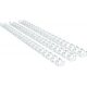 Art.-Nr. 331690<br>GBC Drahtbinderücken 160639 MultiBind 100 Stück 21 Ringe 8 mm silber