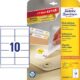 Art.-Nr.333053<br>AVERY ZWECKFORM Universaletiketten L4744REV-25 300 Stück 96 x 50,8 mm weiß
