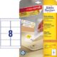 Art.-Nr.333054<br>AVERY ZWECKFORM Universaletiketten L4745REV-25 240 Stück 96 x 63,5 mm weiß