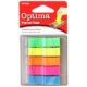 Art.-Nr. 334446<br>OPTIMA Index Notes 5 x 40 Blatt mehrere Farben