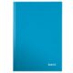 Art.-Nr. 335475<br>LEITZ Notizbuch WOW A5 80 Blatt kariert blau