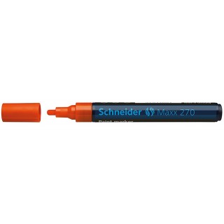 Art.-Nr. 335641<br>SCHNEIDER Lackmarker Maxx 270 Rundspitze 1-3 mm orange