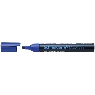 Art.-Nr. 335863<br>SCHNEIDER Permanentmarker Maxx 233 Keilspitze 1-5 mm blau