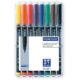 Art.-Nr. 335892<br>STAEDTLER OHP-Stift Lumocolor 314 permanent 1+2,5 mm 8 Stück mehrere Farben