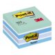 Art.-Nr.336114<br>POST-IT Haftnotiz Würfel 2028-B 7,6 x 7,6 cm blau