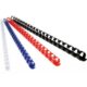 Art.-Nr. 336742<br>RECOsystems Binderücken PP 21 Ringe 10 mm 100 Stück rot