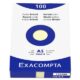 Art.-Nr. 336784<br>EXACOMPTA Karteikarten 100 Stück DIN A5 glatt gelb