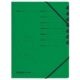 Art.-Nr. 336959<br>HERLITZ Ordnungsmappe Quality DIN A4 7 Fächer Karton grün